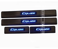 Накладки на пороги с подсветкой Chevrolet-Cruze