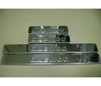 Накладки на пороги Daewoo-Matiz штамп