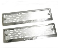 Рамки для номера Nissan штамп