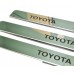 Накладки на пороги Toyota-Rav4 краска