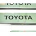 Накладки на пороги Toyota-Rav4 краска