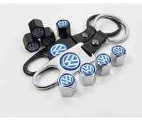 Колпачки на ниппель + брелок Volkswagen